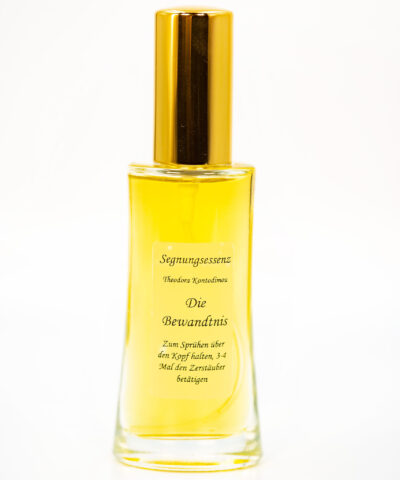 Segnungsessenz Die Bewandtnis