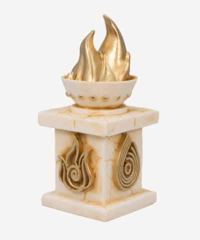 Alternative view of Skulptur das heilige Feuer