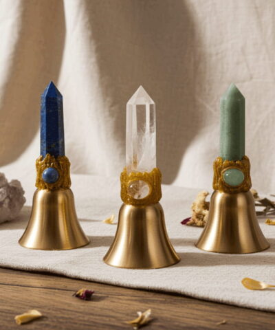 Kristallglocken mit Edelstein