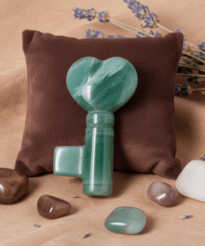 Aventurin-Herzschlüssel