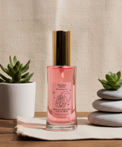 5D-Aufstiegsessenz Kristallrose der neuen Erde