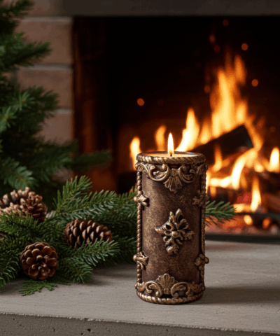 Kerze der Goldenen Erdung