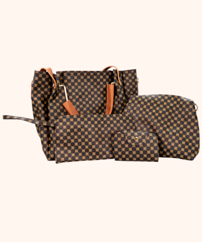 Alternative view of Seelenbegleiter – das stilvolle 4-teilige Taschen-Set, Braun