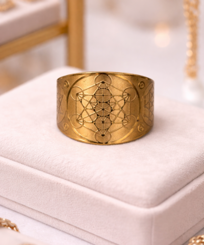 Schöpfungssiegel - Ring goldfarben