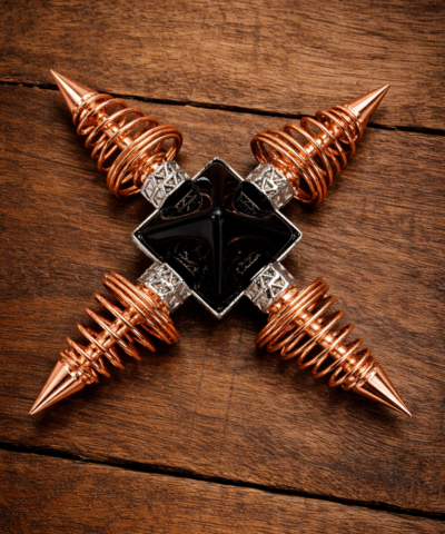 Energiespirale mit schwarzem Onyx