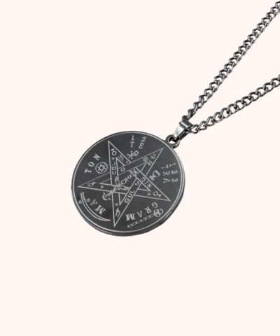 Alternative view of Lichtpentagramm - Kette Silber