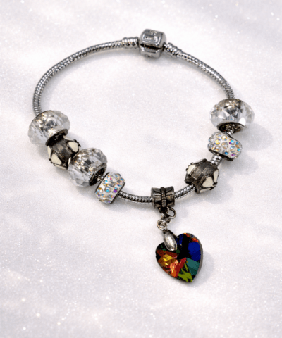 Armband „Regenbogenherz“