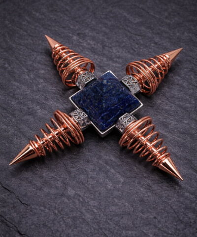 Sternentor der Wahrheit – Energiekreuz mit Lapislazuli