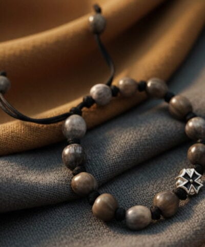 Tränen der Muttergottes – Segensarmband schwarz