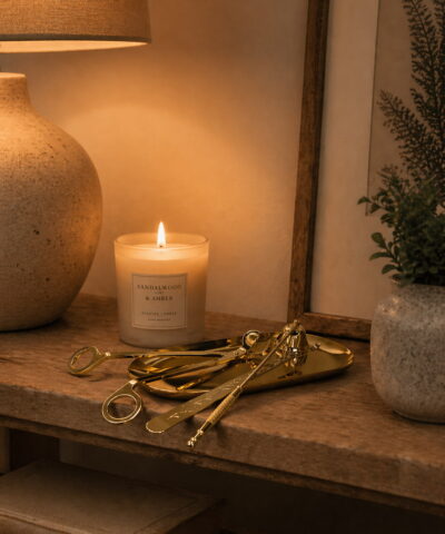 Tempel der Flamme – Kerzenpflege Set