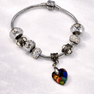 Armband „Regenbogenherz“