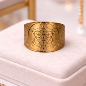 Schöpfungssiegel - Ring goldfarben