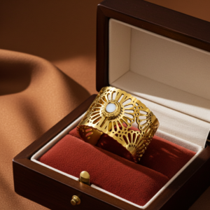 Ring geschützte Blüte