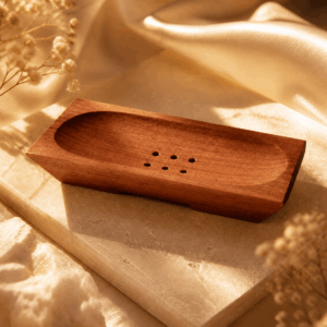 Holz-Seifenablage